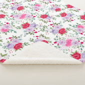 Blume - Einfache Farben Sherpadecke (3/4)