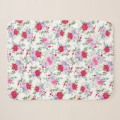 Blume - Einfache Farben Sherpadecke (Vorderseite (Horizontal))