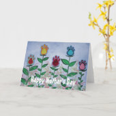 Blume einfügen karte (Gelbe Blume)