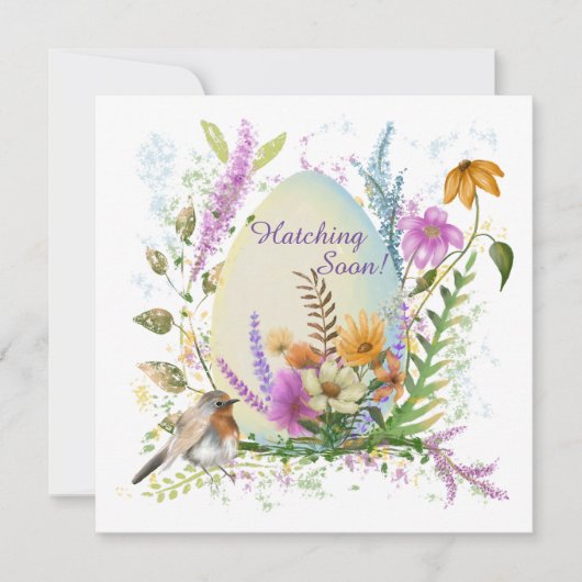 Blume Einladung (Vorderseite)