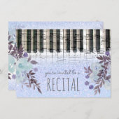 Blume Einladung (Vorne/Hinten)