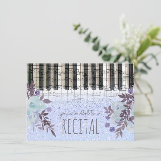 Blume Einladung (Stehend Vorderseite)