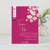 Blume Einladung (Stehend Vorderseite)