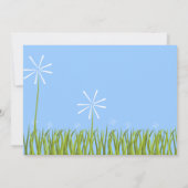 Blume Einladung (Rückseite)