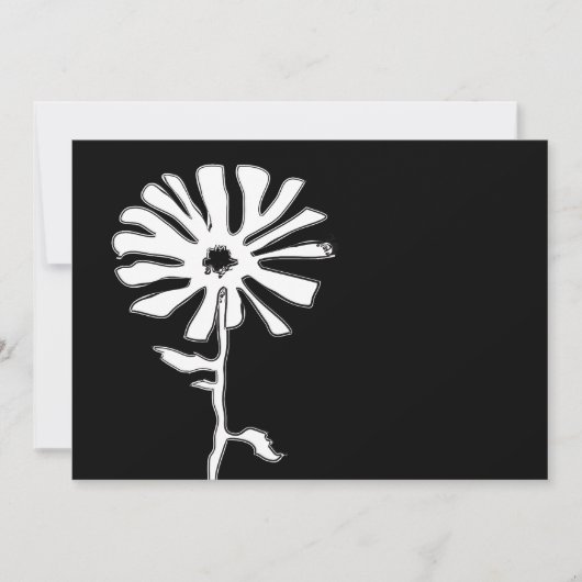 Blume Einladung (Vorderseite)
