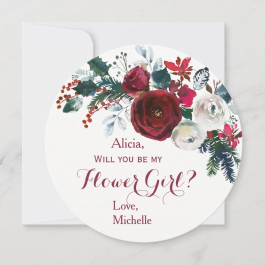 Blume Einladung (Vorderseite)