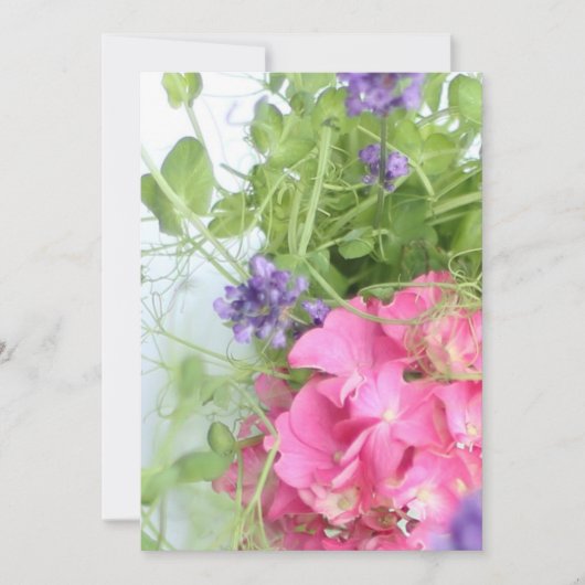 Blume Einladung (Vorderseite)