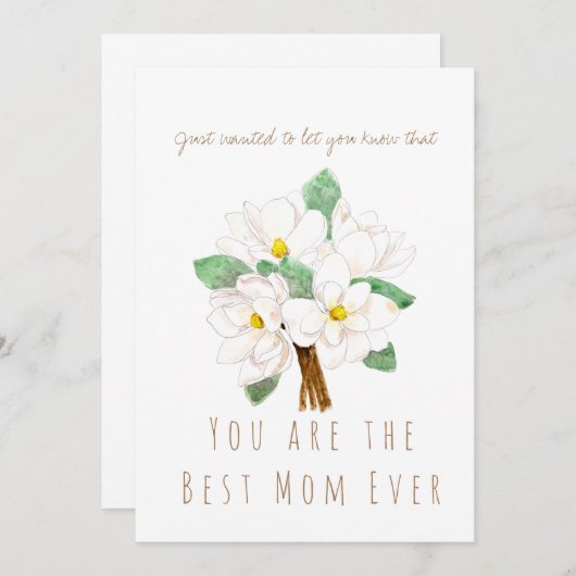 Blume Einladung (Vorne/Hinten)