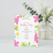 Blume Einladung (Stehend Vorderseite)