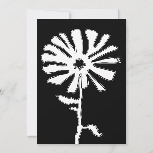 Blume Einladung (Vorderseite)