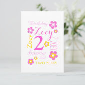 Blume Einladung (Stehend Vorderseite)