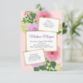 Blume Einladung (Stehend Vorderseite)