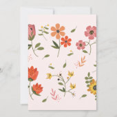 Blume Einladung (Vorderseite)