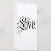 Blume Einladung (Rückseite)