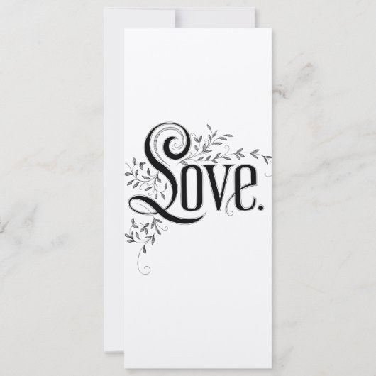 Blume Einladung (Rückseite)