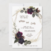 Blume Einladung (Vorderseite)