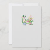 Blume Einladung (Rückseite)