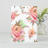 Blume Einladung (Stehend Vorderseite)