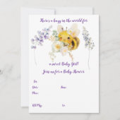 Blume Einladung (Vorderseite)