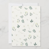 Blume Einladung (Rückseite)