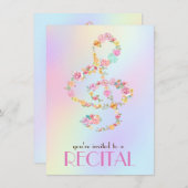 Blume Einladung (Vorne/Hinten)