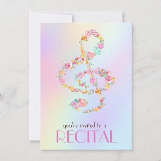 Blume Einladung (Vorderseite)