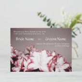 Blume - Einladung (Stehend Vorderseite)