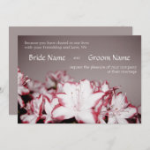 Blume - Einladung (Vorne/Hinten)