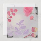 Blume Einladung (Rückseite)