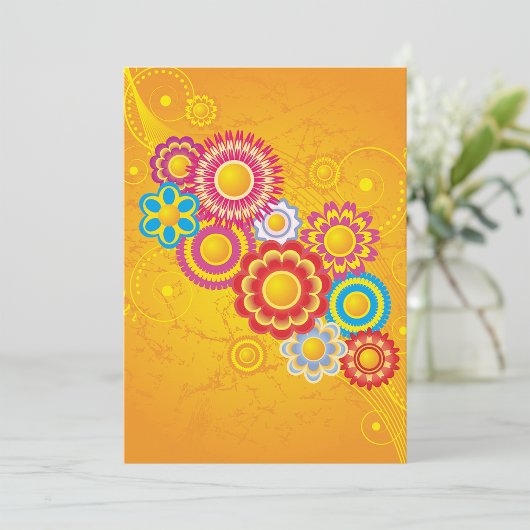 Blume Einladungen blühen