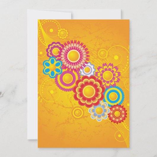 Blume Einladungen blühen (Vorderseite)