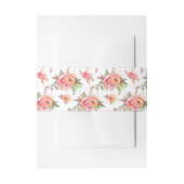 Blume Einladungsbanderole (Vorderseite Beispiel)