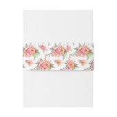 Blume Einladungsbanderole (Rückseitenbeispiel)