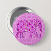 Blume Elefant - Orchid und Magenta Button (Vorne & Hinten)