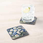 Blume Elegant Täglich Wasserfarben Getränkeuntersetzer (Rechte Seite)