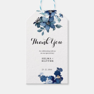 Blume Elegantes Dankeschön Geschenk Geschenkanhänger