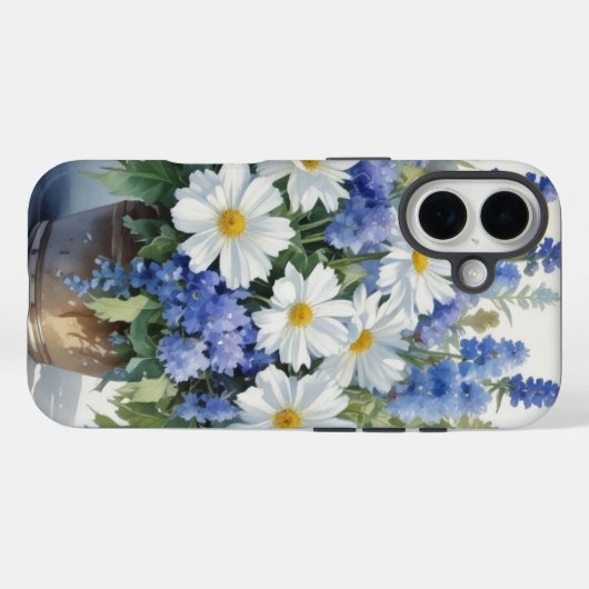 Blume Elegantes Wasser Case-Mate iPhone Hülle (Rückseite (Horizontal))