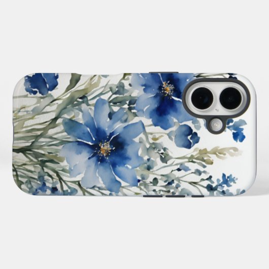 Blume Elegantes Wasser Case-Mate iPhone Hülle (Rückseite (Horizontal))