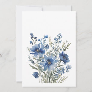 Blume Elegantes Wasser Dankeskarte