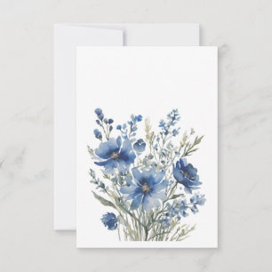 Blume Elegantes Wasser Dankeskarte