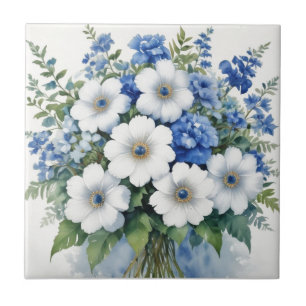 Blume Elegantes Wasser Fliese