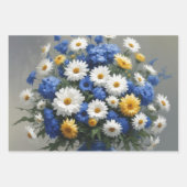 Blume Elegantes Wasser Geschenkpapier Set (Vorderseite 2)