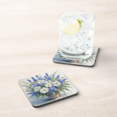 Blume Elegantes Wasser Getränkeuntersetzer (Rechte Seite)