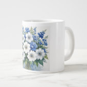 Blume Elegantes Wasser Jumbo-Tasse (Vorderseite Rechts)