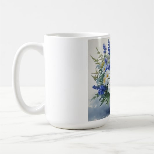 Blume Elegantes Wasser Kaffeetasse (Links)