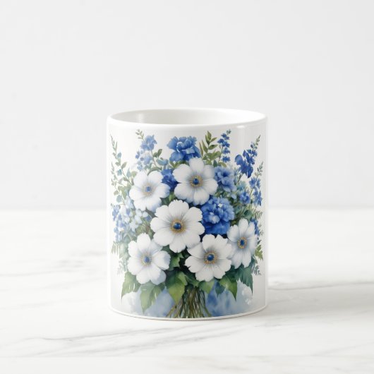 Blume Elegantes Wasser Kaffeetasse (Mittel)