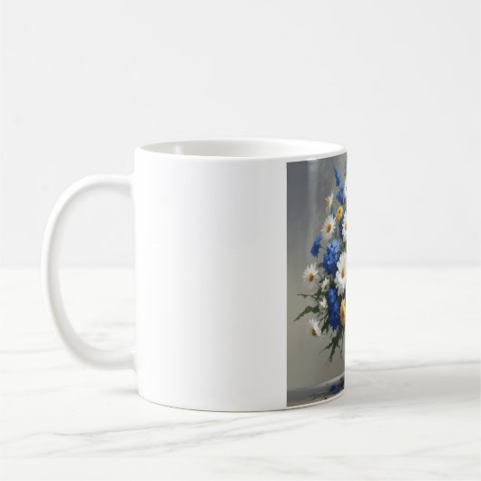 Blume Elegantes Wasser Kaffeetasse (Links)