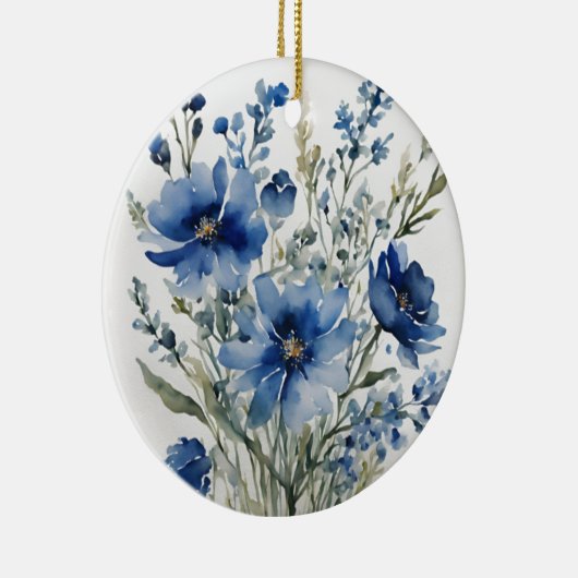 Blume Elegantes Wasser Keramik Ornament (Rechts)