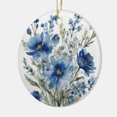 Blume Elegantes Wasser Keramik Ornament (Links)