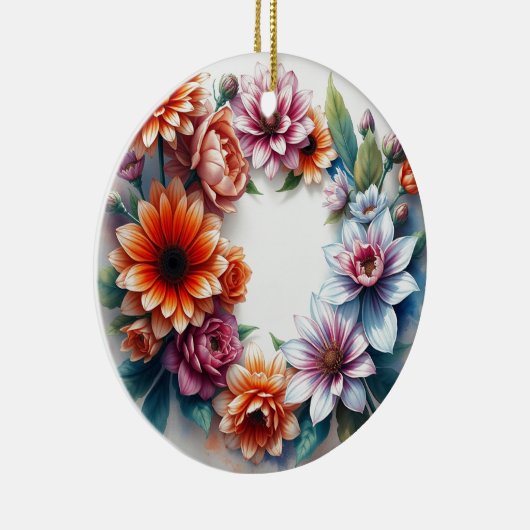 Blume Elegantes Wasser Keramik Ornament (Rechts)